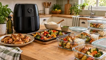 Como organizar uma semana de refeições usando a Air Fryer